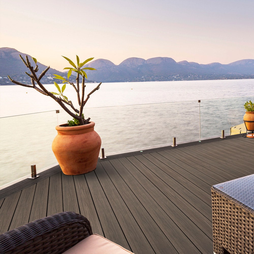 Eva-LAST Apex PLUS collection Brazilian Teak waterside deck