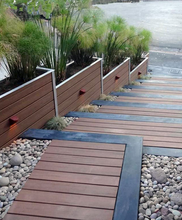 Moisture Shield - Vantage deck boards, example use around water
