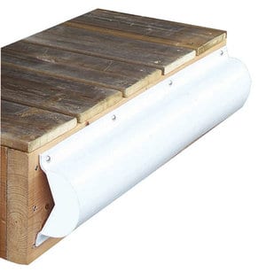 Premium PVC piling bumper in white