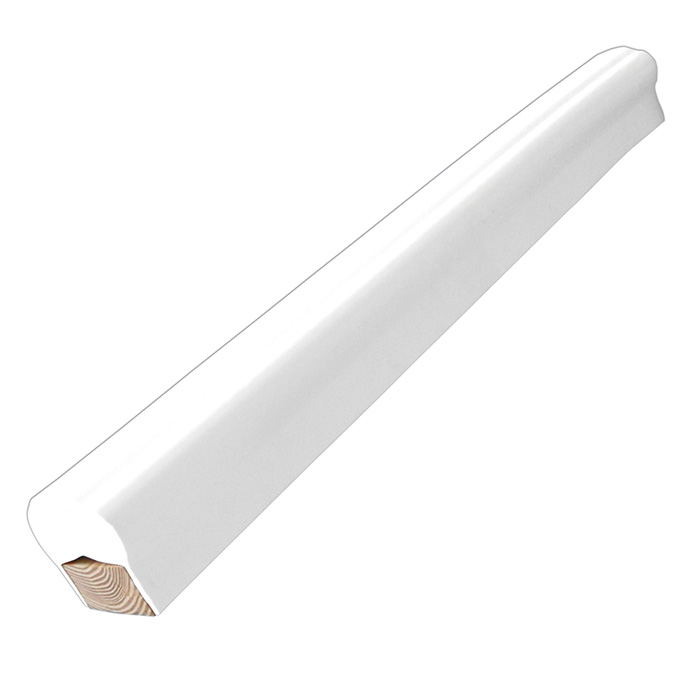 Premium PVC piling post bumper in white