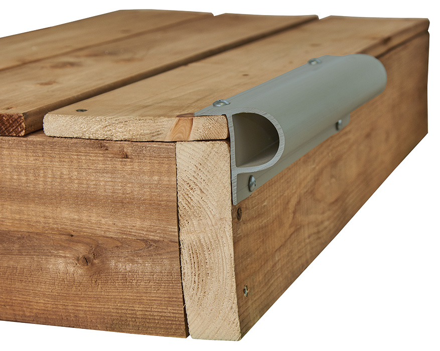 Standard PVC Profiles - Small P grey bumper