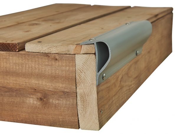 Standard PVC Profiles - Slant P grey bumper