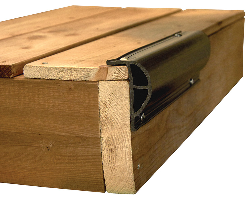 Heavy P PVC commercial Profiles black bumper