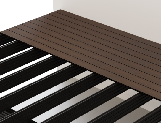 elevated deck with composite