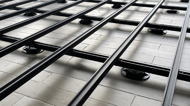 quickbuild installed over existing pavers