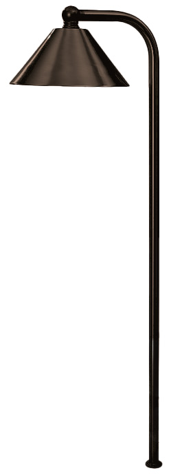 Aspen pathway light in Bronze