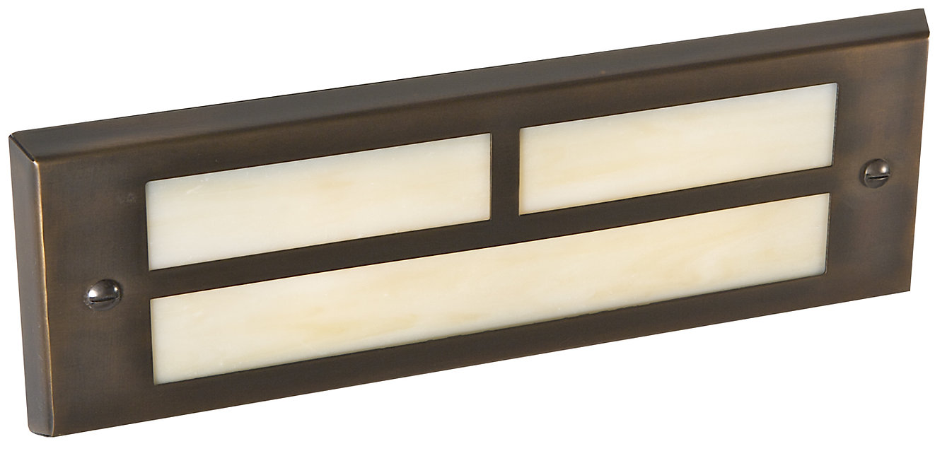 Highpoint, Mt. Evans brick light in antique bronze.