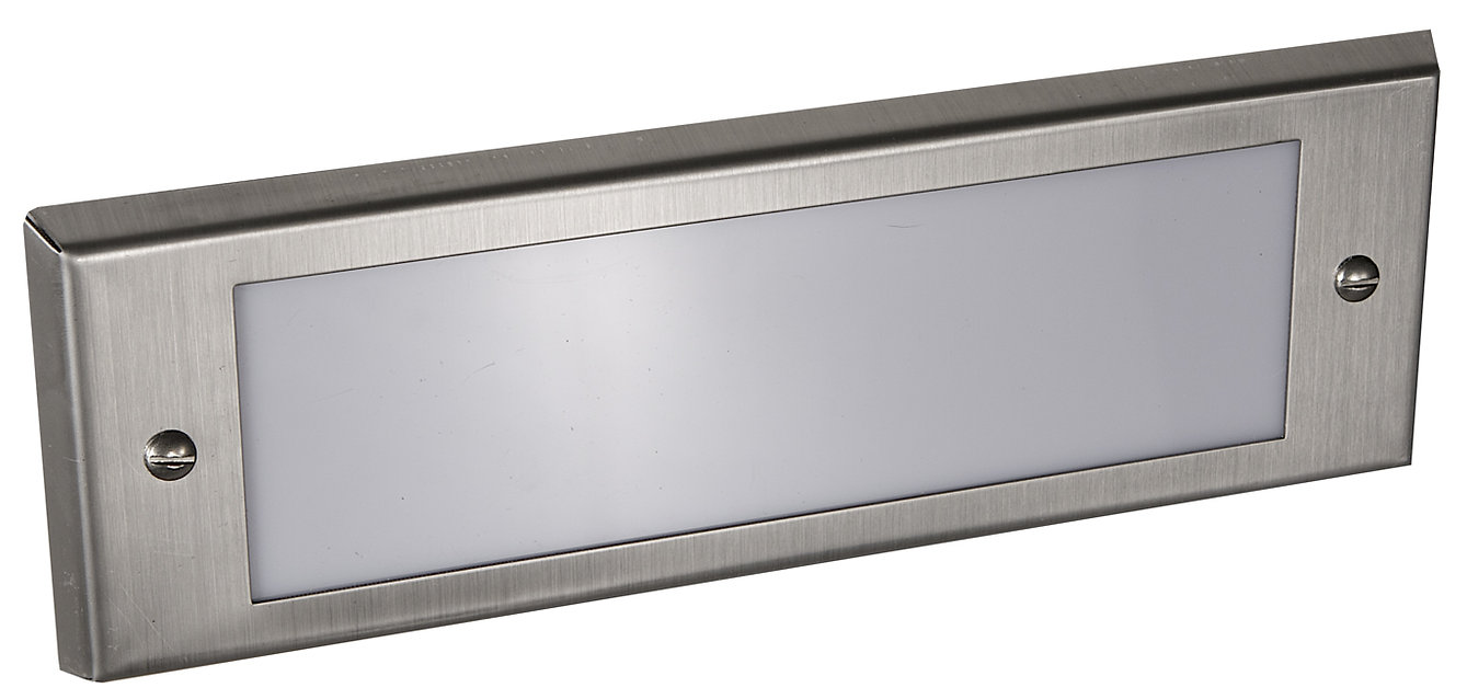 Highpoint, Genesis Brick light in brushed stainless