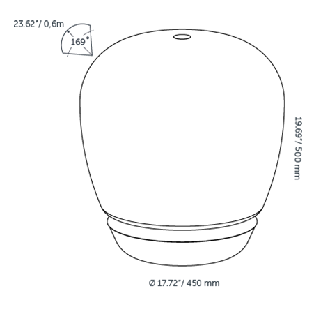 diagram of Big Voque light projection
