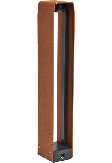 Ace high bollard in Corten
