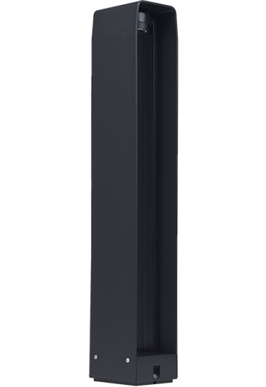 Ace high bollard in Dark Grey