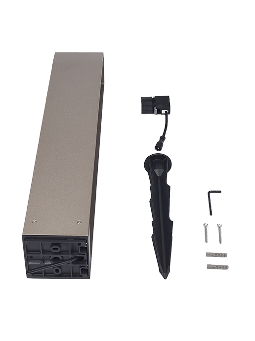 Ace High Bollard 12v light, package contents