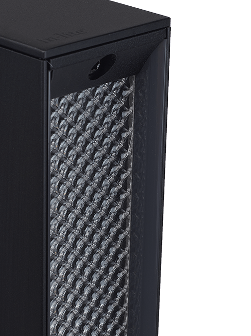 Evo bollard lens detail