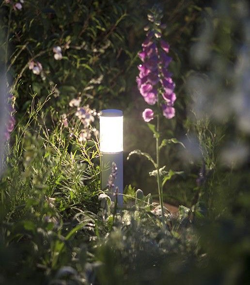 In-Lite Liv low bollard installed in garden