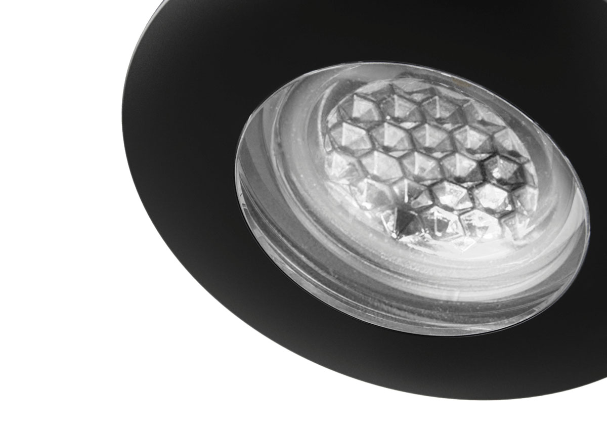 Hyve 22 black lens detail