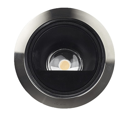 top view of luna light, black