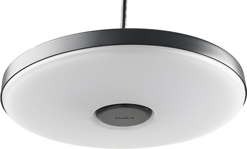 Disc Pendant 12v spot light lens detail