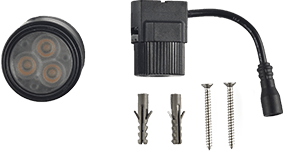 Scope Ceiling 12v spot light, package contents