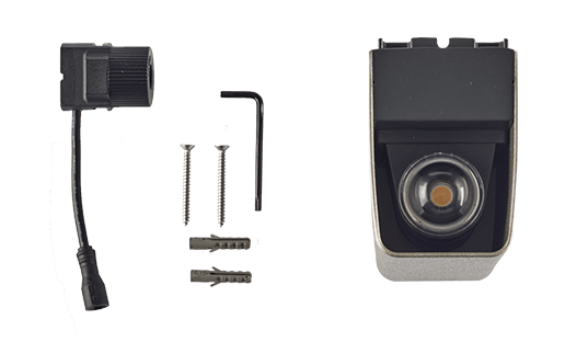 in-lite Ace down light included in the box components