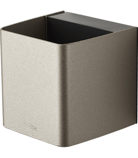 Ace up-down light in Rose Silver