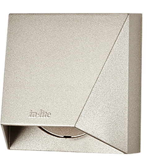 Wedge Wall 12V light in Rose Silver