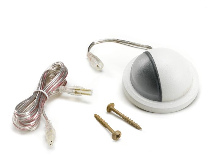 Trex deck rail light with wire, classic white