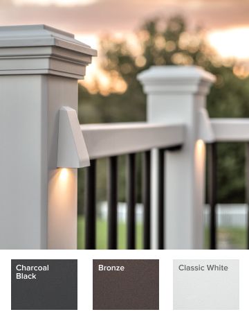 Trex wedge light example with available colours