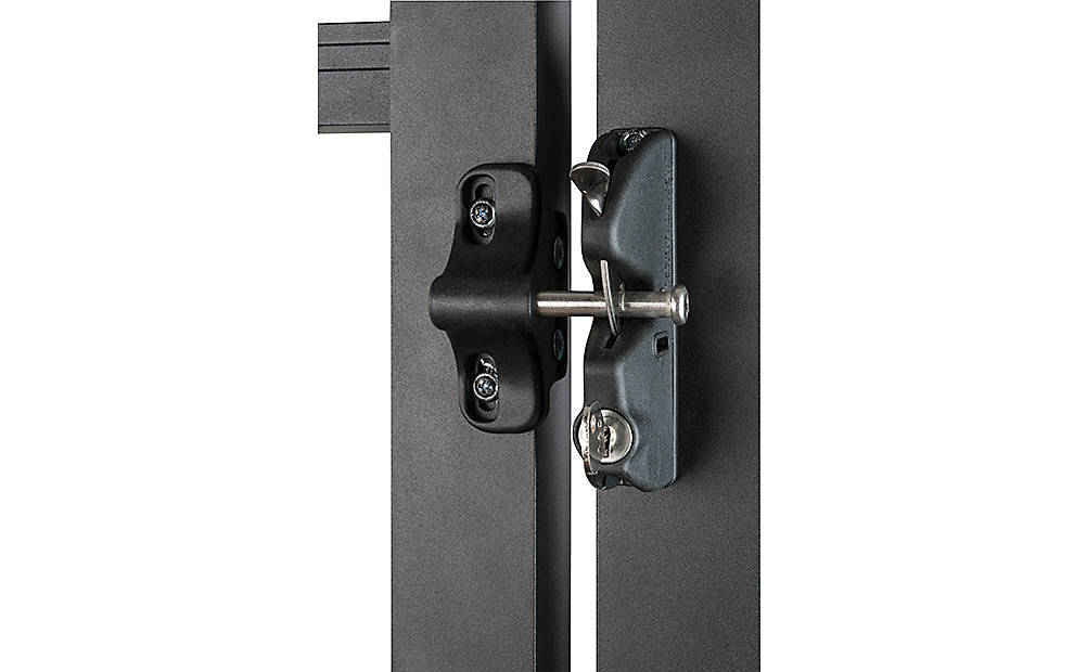 trex aluminum gate latch with key