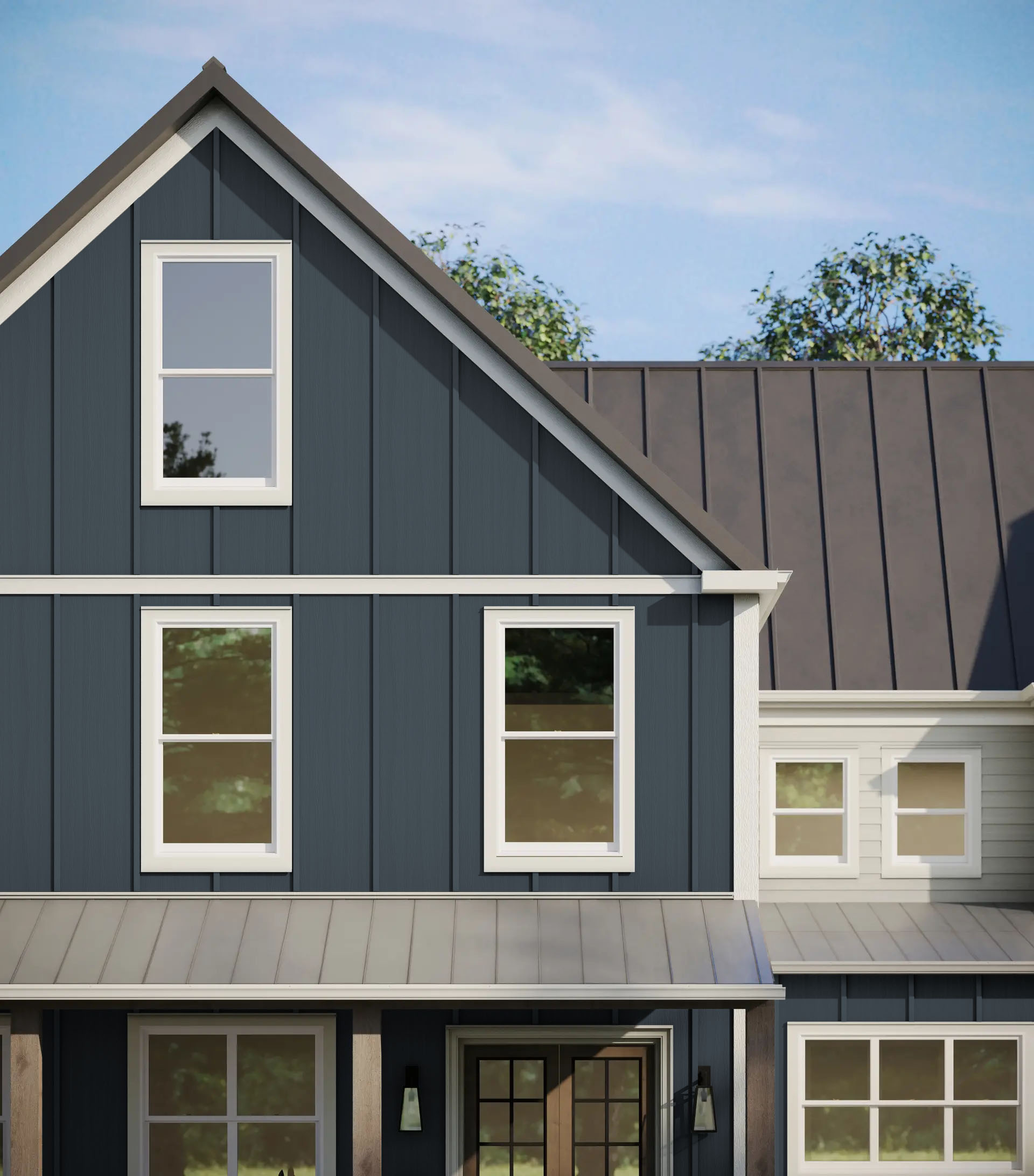 Hardie panel in colour deep ocean