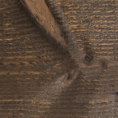 bark finish cutek sample on rough, Douglas Fir