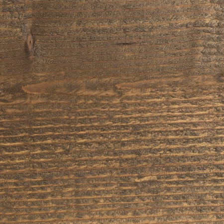 bark finish cutek sample on rough, Douglas Fir