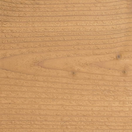 light oak finish cutek sample on rough, Douglas Fir
