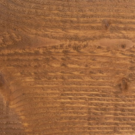 terra cotta finish cutek sample on rough, Douglas Fir
