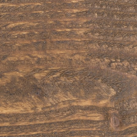 walnut finish cutek sample on rough, Douglas Fir