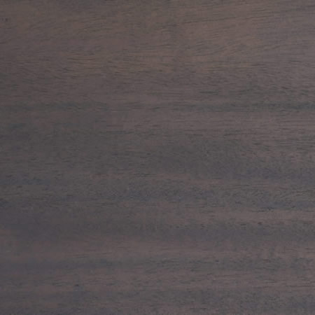 graphite grey finish cutek sample on Mahogany