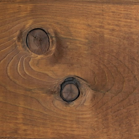 autumntone finish cutek sample on brown pressure treated lumber