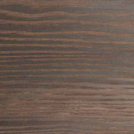 burnt red finish cutek sample on Thermally Modified Ash