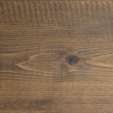 bark finish cutek sample on knotty Western Red Cedar