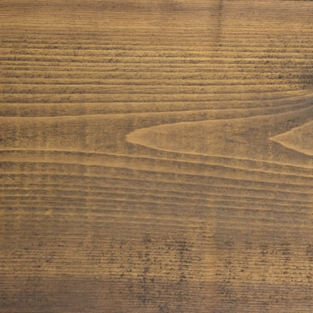 pecan finish cutek sample on knotty Western Red Cedar