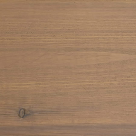 ashwood finish cutek sample on knotty Western Red Cedar