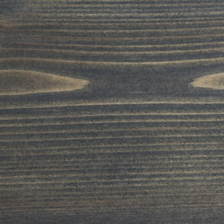 black ash finish cutek sample on knotty Western Red Cedar