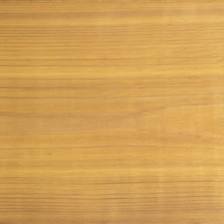 gold tone finish cutek sample on knotty Western Red Cedar