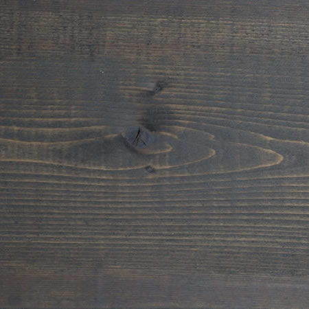 graphite grey finish cutek sample on knotty Western Red Cedar
