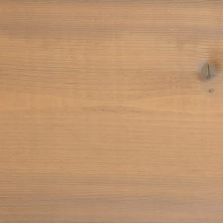 light oak finish cutek sample on knotty Western Red Cedar