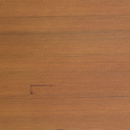 cedartone finish cutek sample on Clear Western Red Cedar