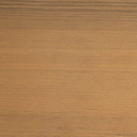 rustic gold finish cutek sample on Clear Western Red Cedar