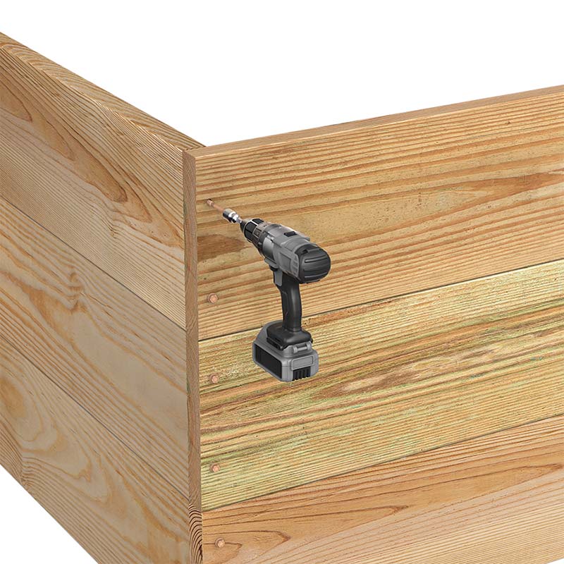 assembling a garden box