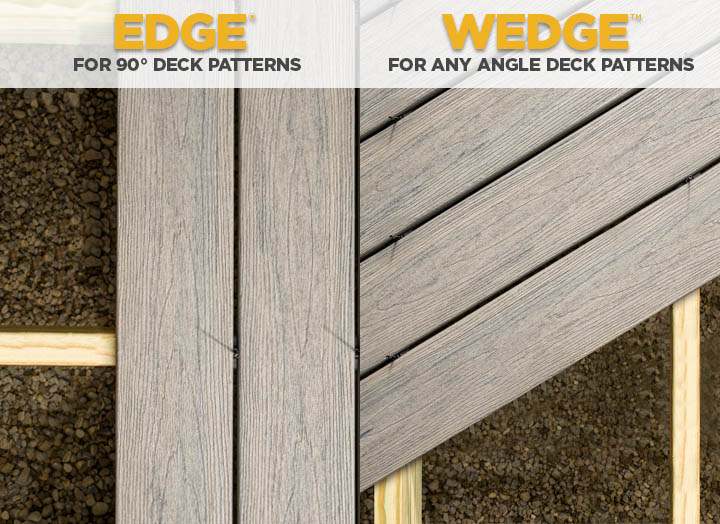 edge or wedge board installation