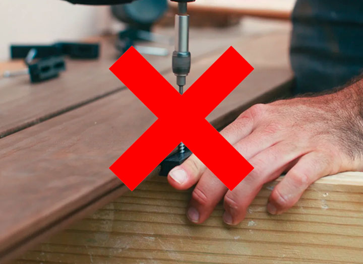 x marks what not to do