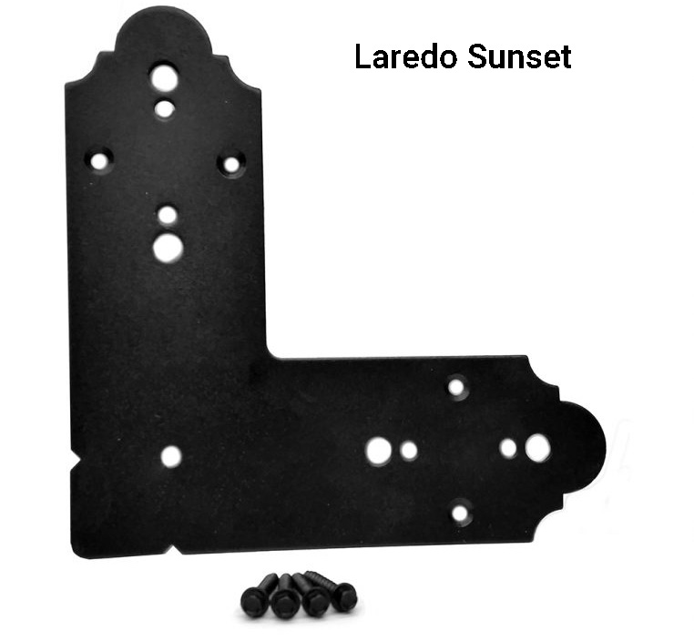 OZCO OWL 4-in Flush Outside 90deg Angle Bracket